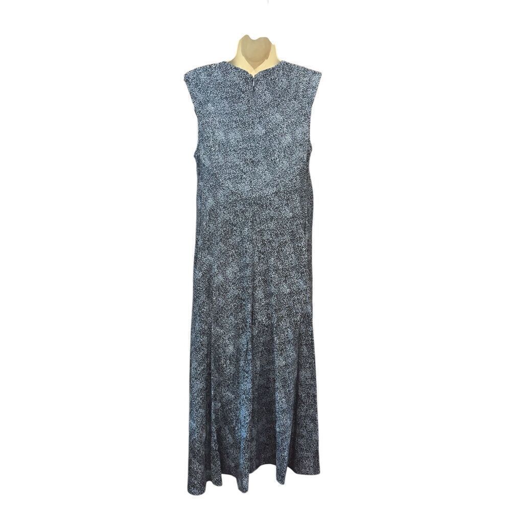 Rachael Comey 100% Silk Maxi Dress in Blue Print NWT Size 8 - Picture 2 of 5